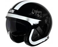 IXS Мотошлем открытый iXS 880 2.2 черно-серебристый в Оренбурге