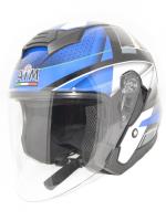 AiM Шлем открытый JK526 Blue/Grey/Black в Оренбурге
