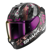 Shark Шлем Skwal i3 Hellcat Mat Black/Chrome/Violet в Оренбурге