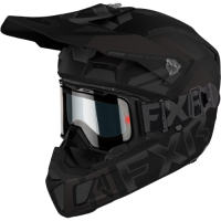 FXR Шлем Clutch Cold Stop QRS Electric 22 Black Ops в Оренбурге