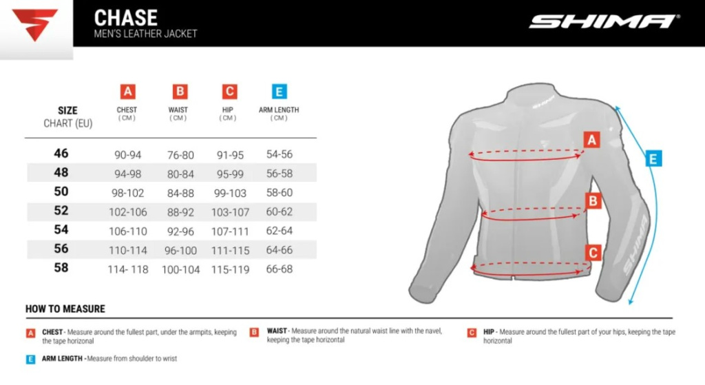 Shima Мотокуртка Chase Кожаная