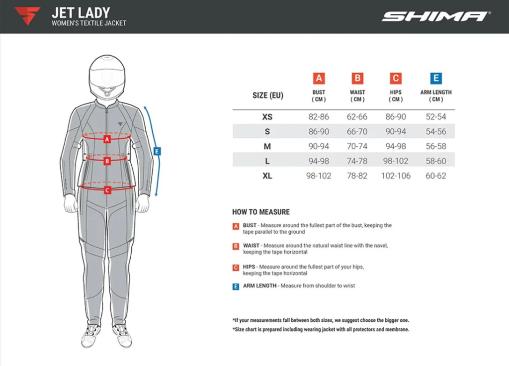 Shima куртка Jet Lady