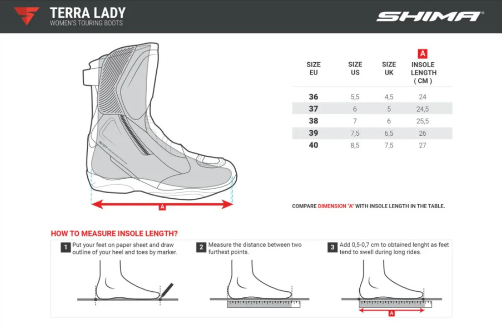 Shima Ботинки Terra Lady