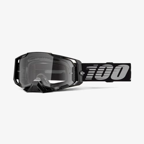 100% Очки Armega Goggle Black / Clear в Оренбурге