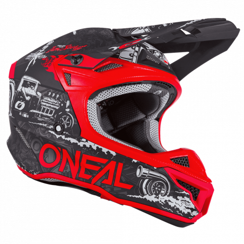 ONEAL Кроссовый шлем 5Series HR Черный/Красный в Оренбурге