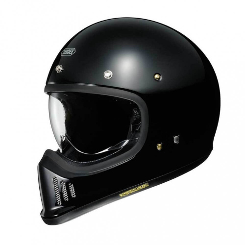 Shoei Мотошлем EX-Zero Plain Черный глянцевый в Оренбурге