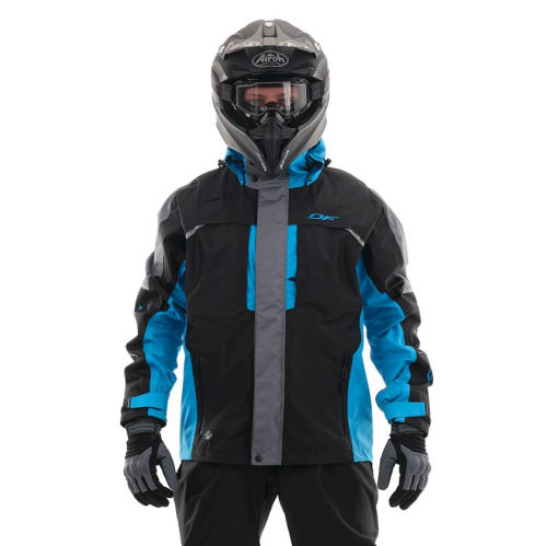 Dragonfly Куртка мембранная Quad Pro Black-Blue в Оренбурге