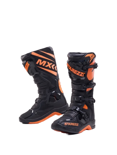 Starezzi Мотоботы Milano Black/Orange в Оренбурге