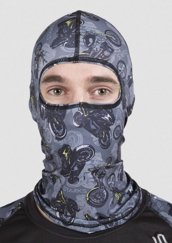 Starks Подшлемник Light Print Moto Серый принт в Оренбурге