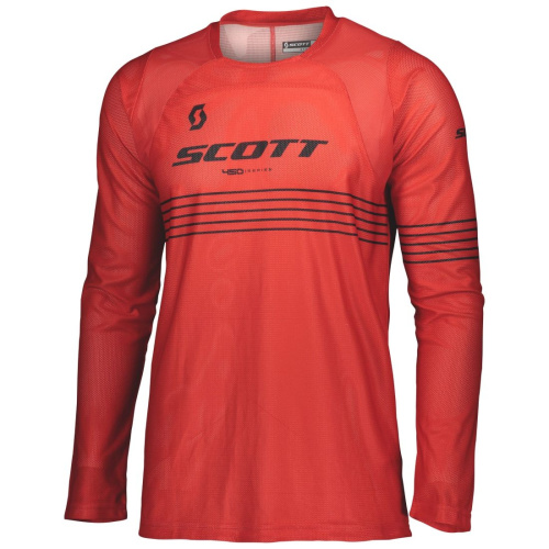 SCOTT Джерси 450 Angled Light red/black в Оренбурге