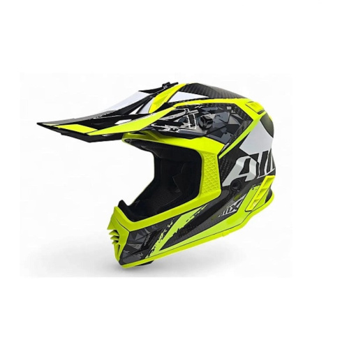 AiM Шлем RH855 Carbon Terrain Black/Yellow в Оренбурге