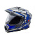AIM Шлем кросс/эндуро JK802S Blue/Grey/Black в Оренбурге