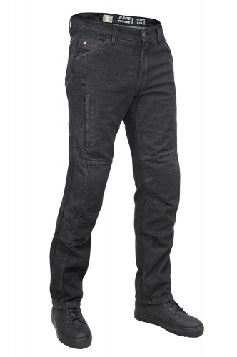 Inflame Мотоджинсы мужские Rage Dark черные в Оренбурге