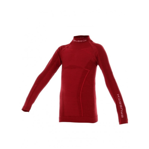 Brubeck Футболка на девушку Active Wool Бордовый в Оренбурге