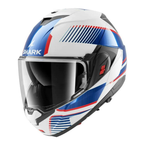 Shark Мотошлем Oxo Sikter Белый/Синий/Красный в Оренбурге
