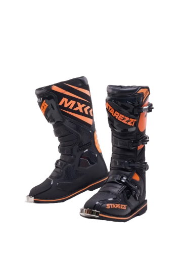 Starezzi Мотоботы Roma Black/Orange в Оренбурге