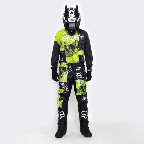 Grom Джерси MX Religion lime в Оренбурге