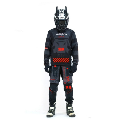 Grom Штаны кроссовые Крюгер Серый в Оренбурге