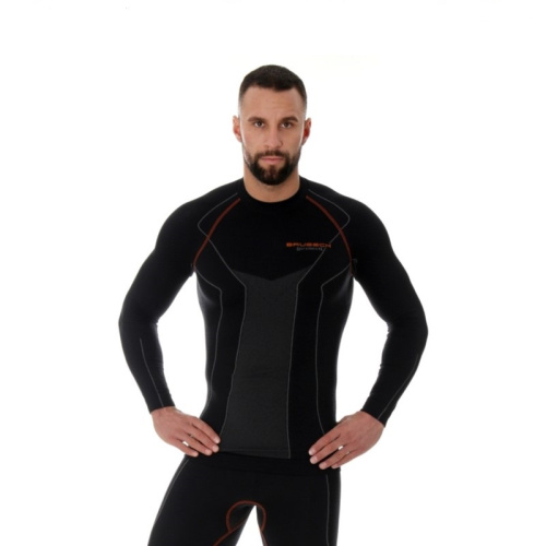 Brubeck Футболка мужская Thermo Protect черный в Оренбурге