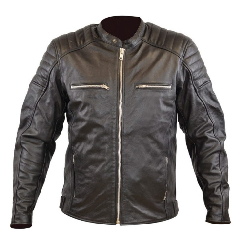 MCP Мотокуртка мужская кожаная Iron черный в Оренбурге