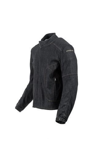 Hyperlook Мотокуртка джинсовая Lion denim Синий в Оренбурге