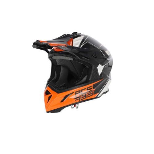 Acerbis Шлем Steel Carbon White/Orange в Оренбурге