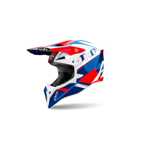 Airoh Мотошлем Wraaap Feel Blue/Red Glossy в Оренбурге