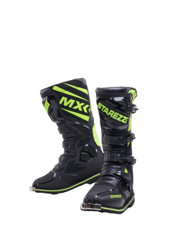 Starezzi Мотоботы Roma Black Fluo Yellow в Оренбурге